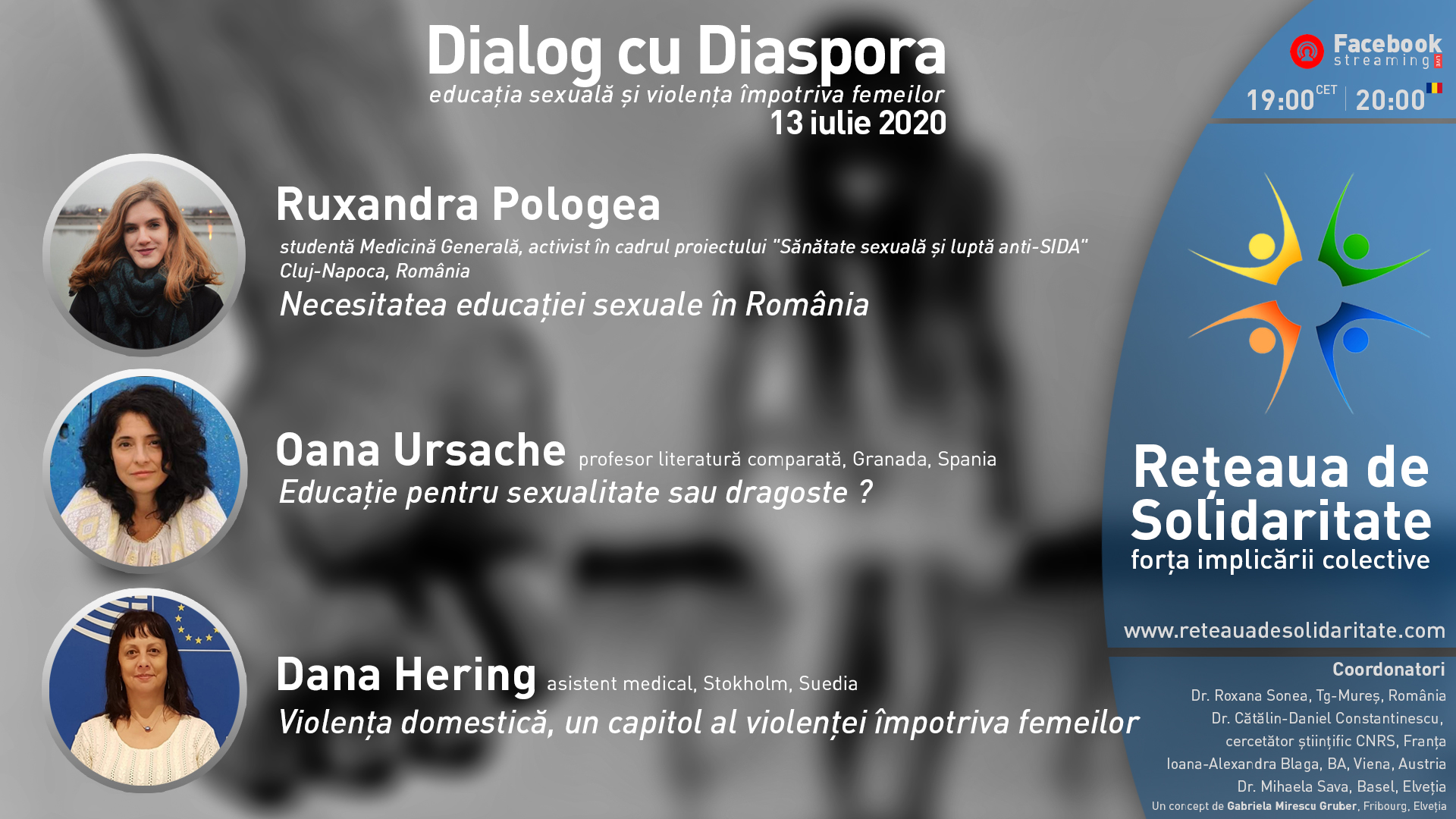 Dialog cu Diaspora - educația sexuală și violența împotriva femeilor