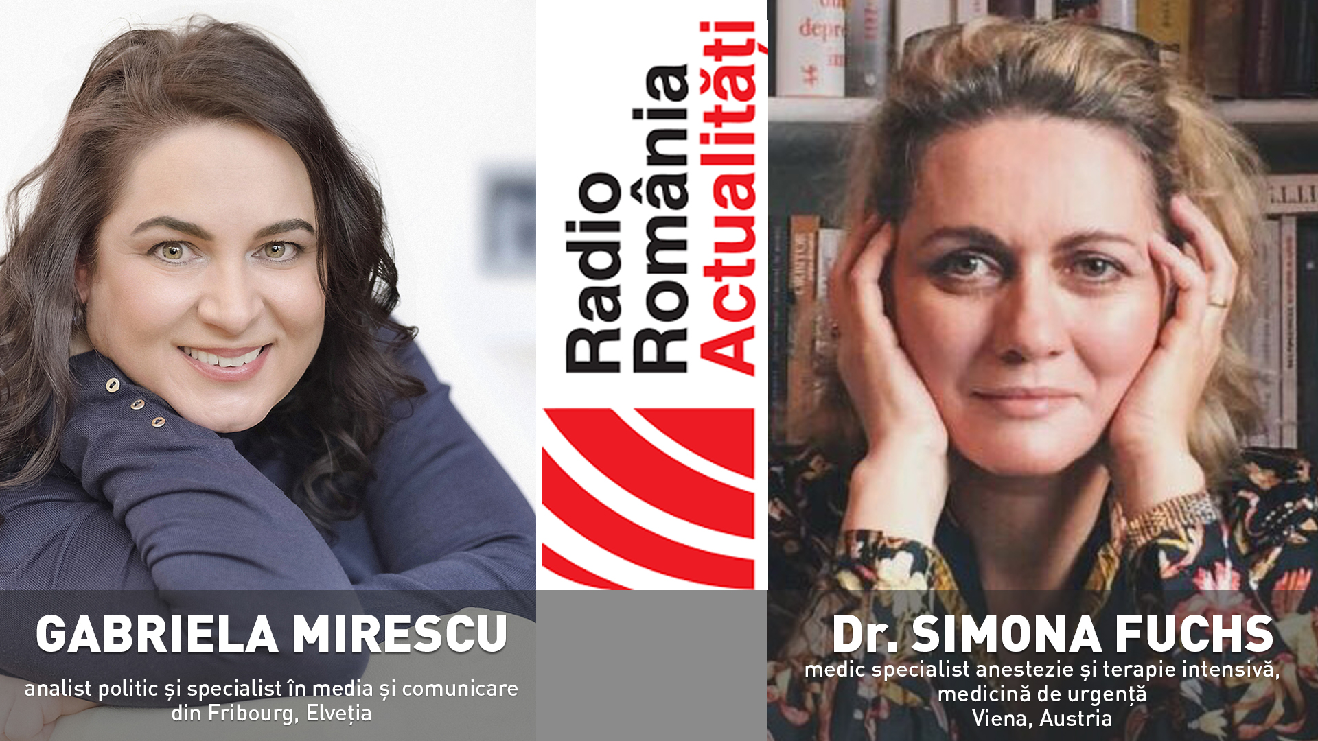 Rețeaua de Solidaritate și Dr. Simona Fuchs, la emisiunea lui  Gabriel Basarabescu - Radio România Actualități