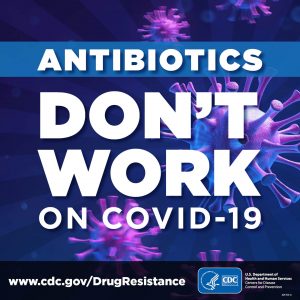 Antibioticele nu ajută în boala COVID-19